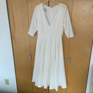 BHLDN Valdis dress in ivory